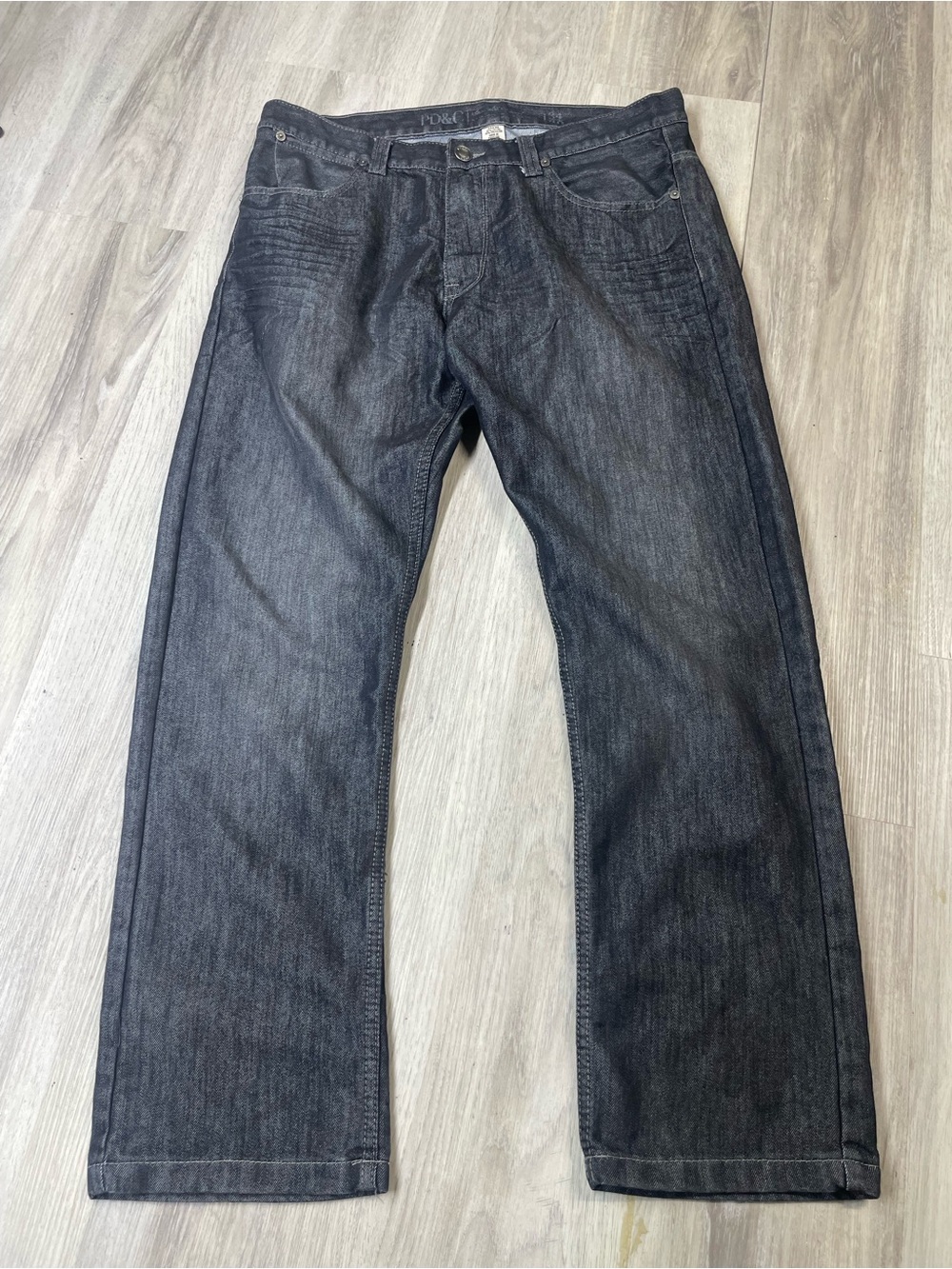 PD&C Men’s Relaxed Dark Gray Jeans